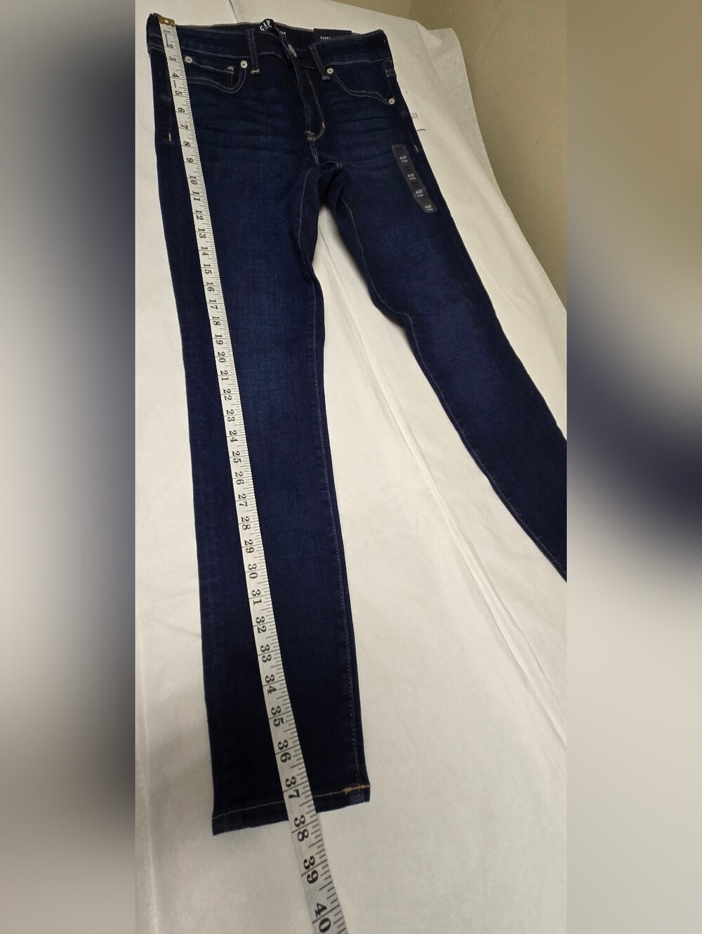 NWT Gap Denim Mide Rise Jeans Blue Women's Size 4 - Picture 3 of 10